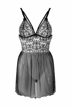 Eros Veneziani Femme Fatale Eros Bicolor Lace Babydoll