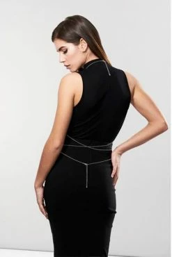 Bijoux Indiscrets Magnifique Silver Bra Chain