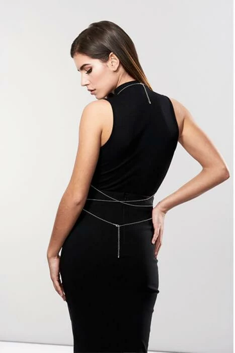 Bijoux Indiscrets Magnifique Silver Bra Chain 4 Bijoux Indiscrets Magnifique Silver Bra Chain