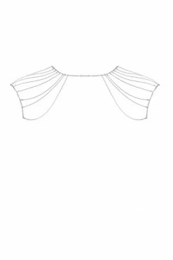 Bijoux Indiscrets Toys & Accessories Magnifique Silver Shoulder Body Jewelry