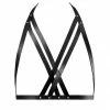 Bijoux Indiscrets Maze Vegan Leather Bra Harness