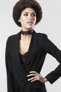 Bijoux Indiscrets Maze Vegan Leather Collar + Leash