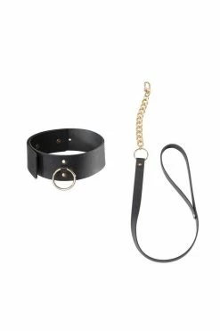Bijoux Indiscrets Maze Vegan Leather Collar + Leash 16 Bijoux Indiscrets Maze Vegan Leather Collar + Leash