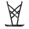 Bijoux Indiscrets Toys & Accessories Maze Vegan Leather Cross Cleavage Harness
