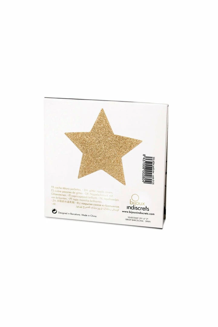 Bijoux Indiscrets Toys & Accessories Flash Gold Star Pasties 5 Bijoux Indiscrets Toys & Accessories Flash Gold Star Pasties