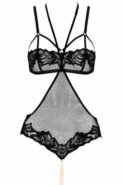 Bracli London Leavers Lace Playsuit Set Lingerie Sets