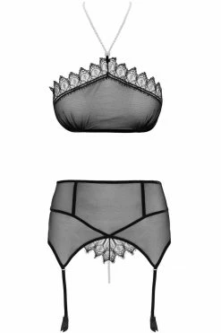 Bracli Kyoto Halter Bra Garter Set Lingerie Sets