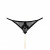 Bracli London Leavers Lace Pearl Thong G-String 2 Bracli London Leavers Lace Pearl Thong G-String