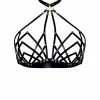 Love Lorn Lingerie Celine Halter Leather Bra