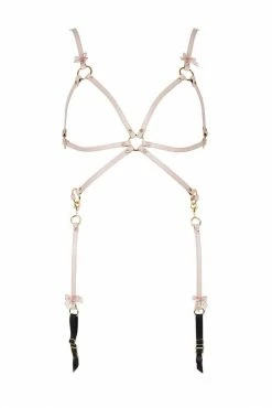 Fräulein Kink Chérie Pink Leather Playsuit Toys & Accessories