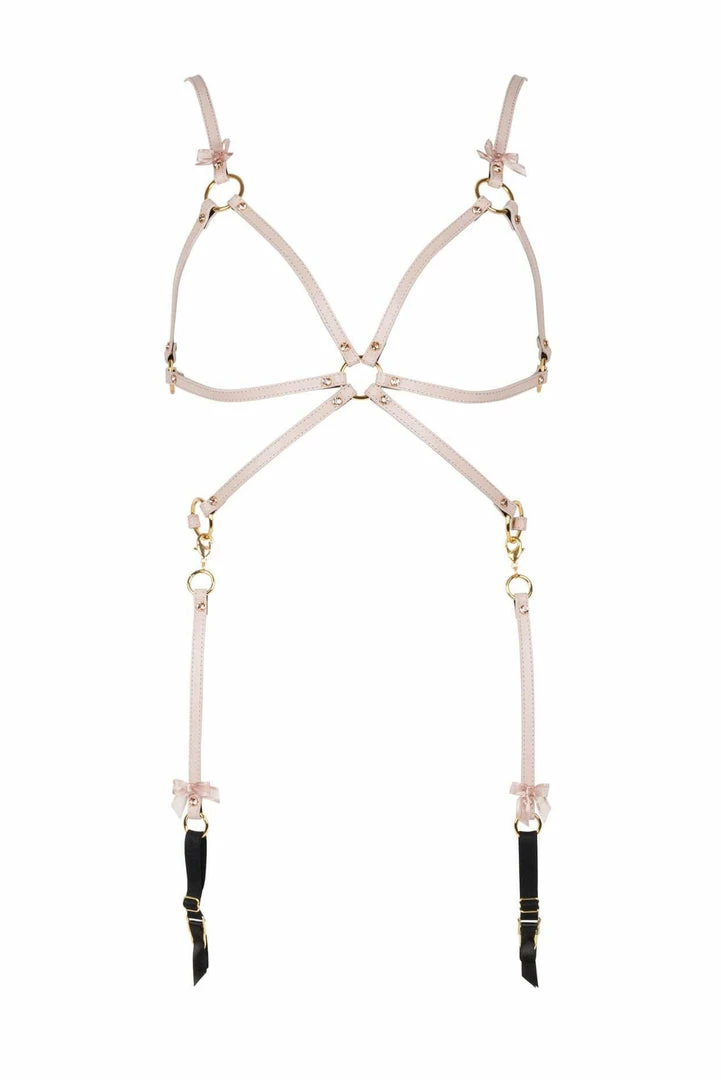 Fräulein Kink Chérie Pink Leather Playsuit Toys & Accessories 3 Fräulein Kink Chérie Pink Leather Playsuit Toys & Accessories