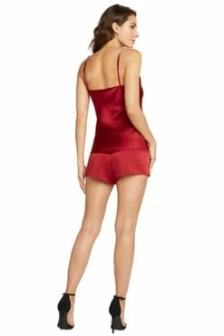 Avery Rose Lingerie Lingerie Sets Red Chiara Silk Cami Set