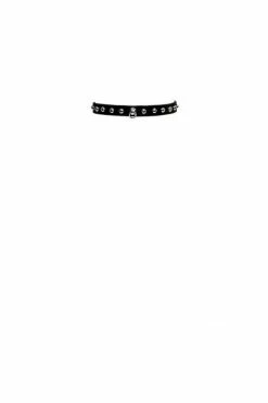 H.O.S. Leather Cocoa Leather Choker