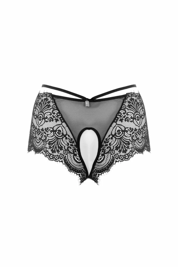 Eros Veneziani Eros Fringed Lace Crotchless Panty 4 Eros Veneziani Eros Fringed Lace Crotchless Panty