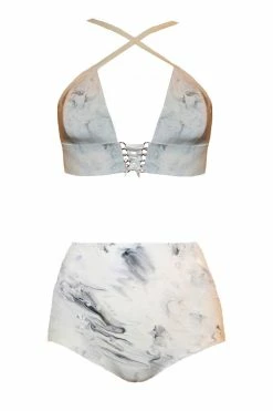 Elissa Poppy Cupido Serena Latex Lingerie Set