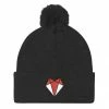 Darkest Fox Like A Vixen Pom Pom Knit Cap