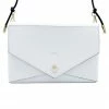 Domestique 18K - 24K Gold Large Envelope White Leather Purse