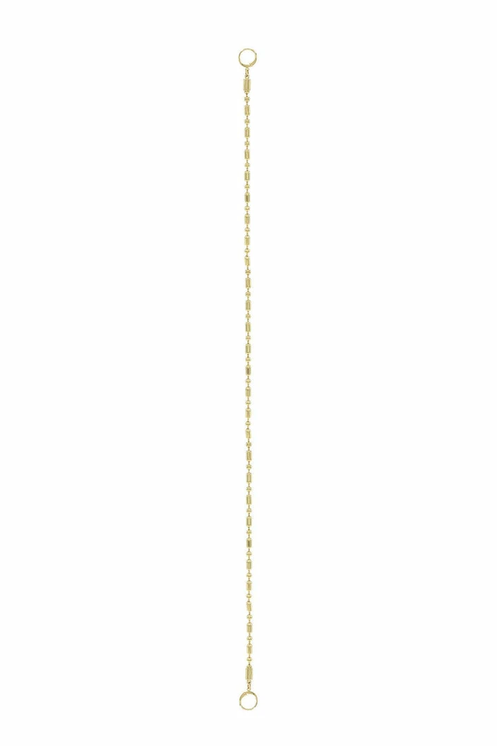 Domestique Long Bold Chain Double Earring 18K - 24K Gold 3 Domestique Long Bold Chain Double Earring 18K - 24K Gold