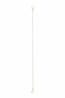 Domestique Long Thin Chain Double Earring 18K - 24K Gold