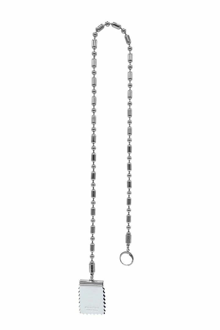 Domestique 18K - 24K Gold Long Bold Chain Stamp Earring 6 Domestique 18K - 24K Gold Long Bold Chain Stamp Earring