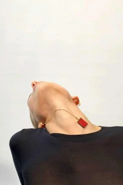 Domestique Medium Stamp Earring Jewelry 18K - 24K Gold 19 Domestique Medium Stamp Earring Jewelry 18K - 24K Gold