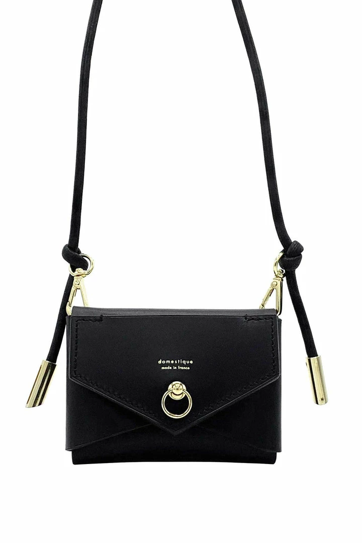 Domestique 18K - 24K Gold Mini Envelope Leather Purse 3 Domestique 18K - 24K Gold Mini Envelope Leather Purse