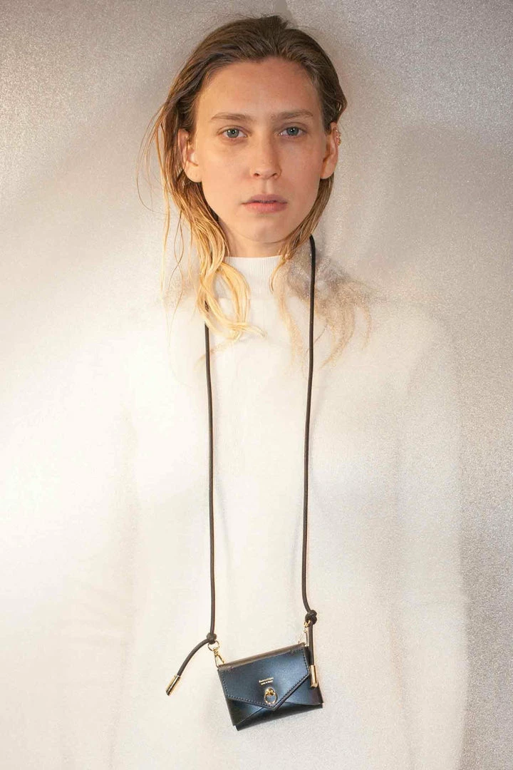 Domestique 18K - 24K Gold Mini Envelope Leather Purse 13 Domestique 18K - 24K Gold Mini Envelope Leather Purse