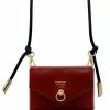 Domestique 18K - 24K Gold Mini Envelope Red Leather Purse