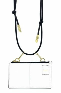 Domestique Mini Postal White Leather Wallet