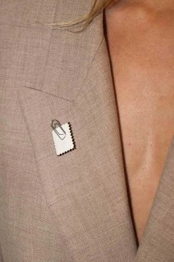 Domestique Silver Fox Stamp Magnet