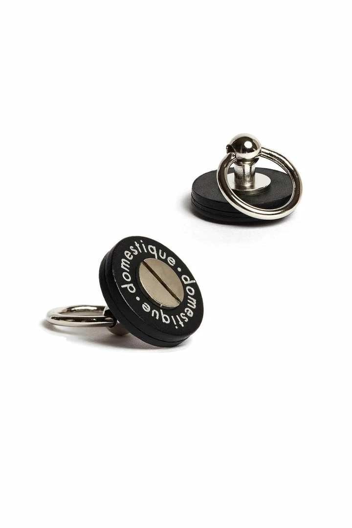 Domestique Red Fox Leather Screw On Pins 6 Domestique Red Fox Leather Screw On Pins