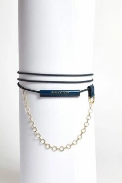 Domestique Leather Chained Up Necklace
