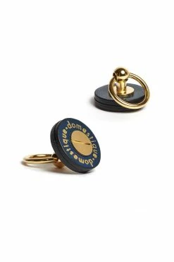 Domestique Red Fox Leather Screw On Pins 12 Domestique Red Fox Leather Screw On Pins