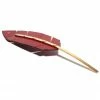 Domestique Red Fox Red Leather Feather Bécasse Paddle