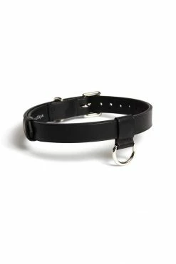 Domestique Toys & Accessories D-Ring Leather Choker