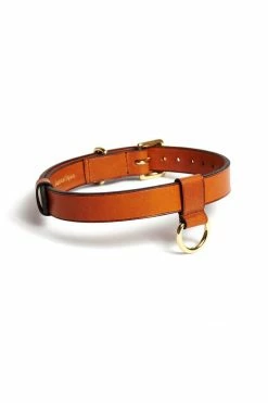 Domestique Toys & Accessories D-Ring Leather Choker