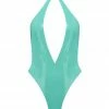 Bodysuits & Tops Elissa Poppy Jade Green Latex Bodysuit