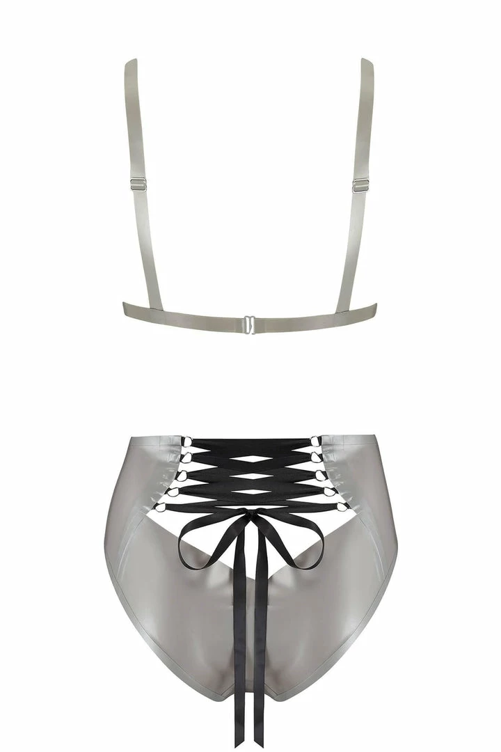 Elissa Poppy Mu Lambda Latex Lingerie Set Lingerie Sets 5 Elissa Poppy Mu Lambda Latex Lingerie Set Lingerie Sets