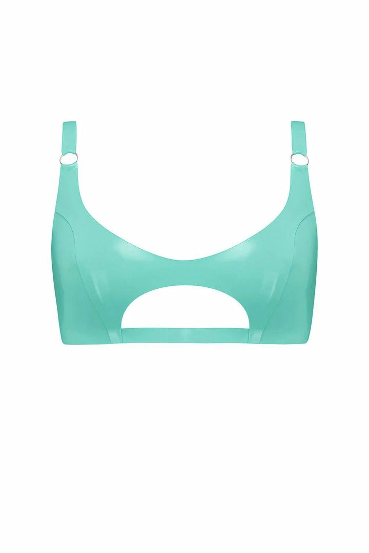 Elissa Poppy Cut Out Latex Bralette 17 Elissa Poppy Cut Out Latex Bralette
