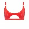 Elissa Poppy Scarlet Red Cut Out Latex Bralette 1 Elissa Poppy Scarlet Red Cut Out Latex Bralette