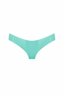 Elissa Poppy Jade Green Latex Cheeky Brief