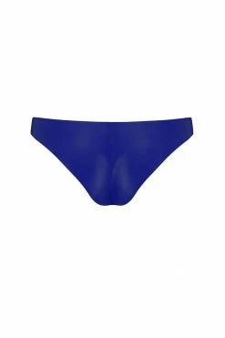 Elissa Poppy Royalblue Navy Latex Cheeky Brief