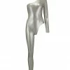 Elissa Poppy Rompers & Catsuits Upsilon Silver Latex Catsuit