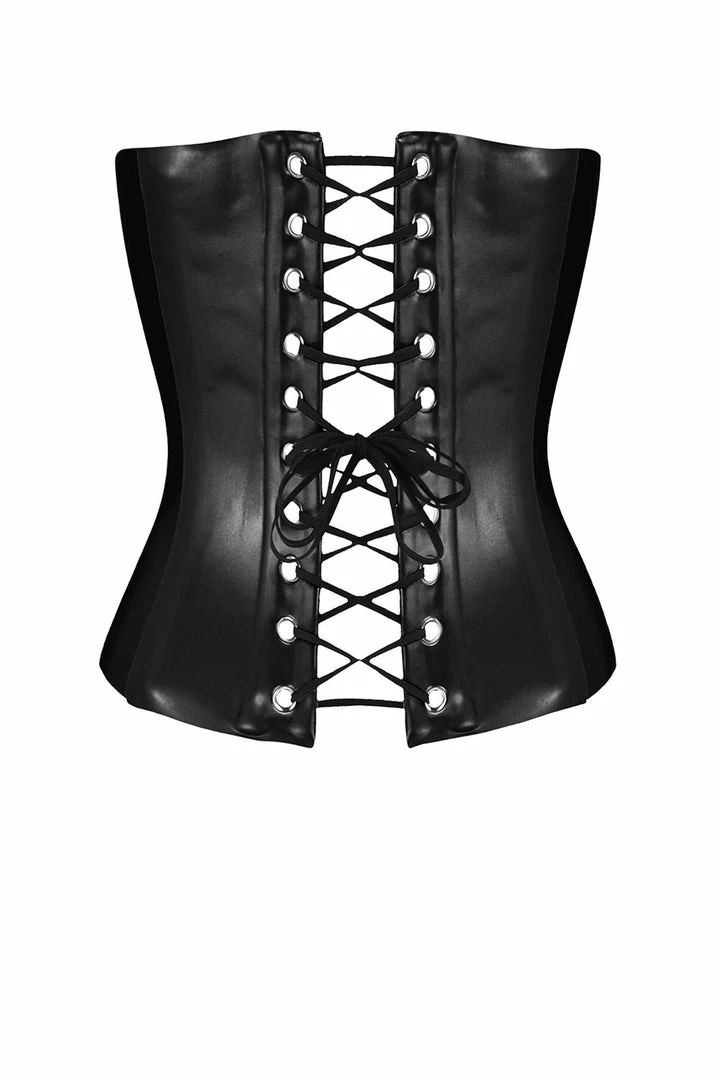 Elissa Poppy Zeta Zip Latex Corset 4 Elissa Poppy Zeta Zip Latex Corset