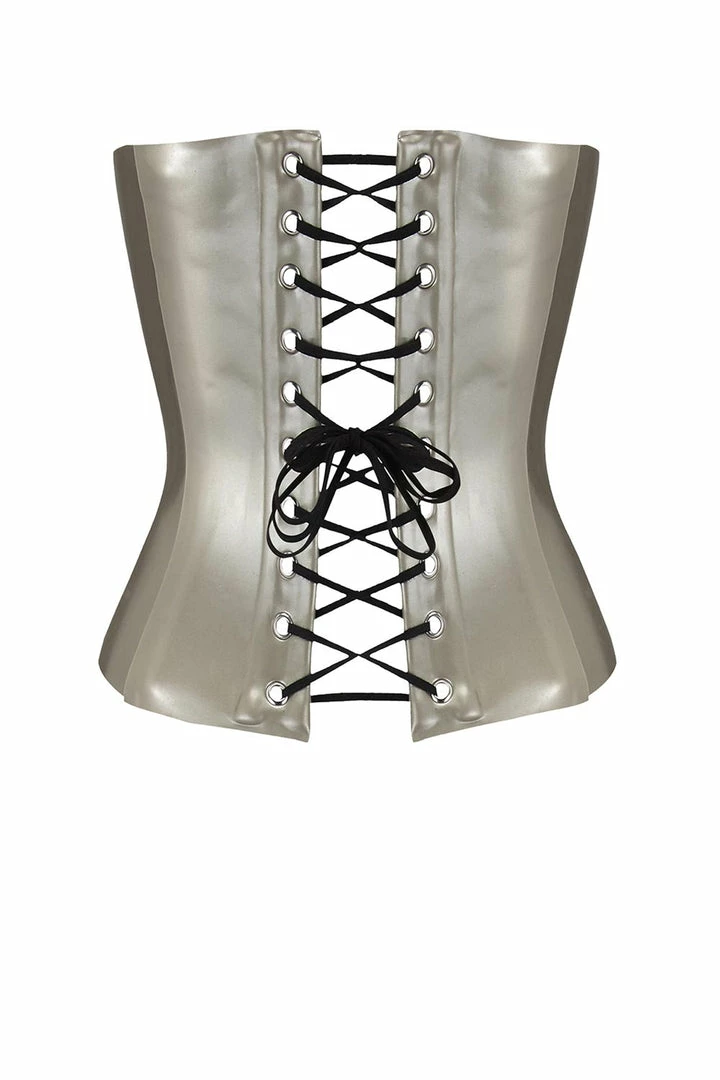 Elissa Poppy Zeta Zip Latex Corset 6 Elissa Poppy Zeta Zip Latex Corset
