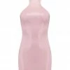 Elissa Poppy Baby Pink Latex Mini Dress