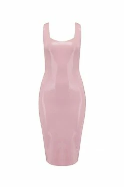 Elissa Poppy Latex Midi Dress 19 Elissa Poppy Latex Midi Dress