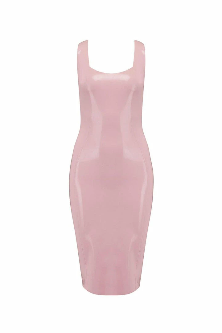 Elissa Poppy Latex Midi Dress 7 Elissa Poppy Latex Midi Dress