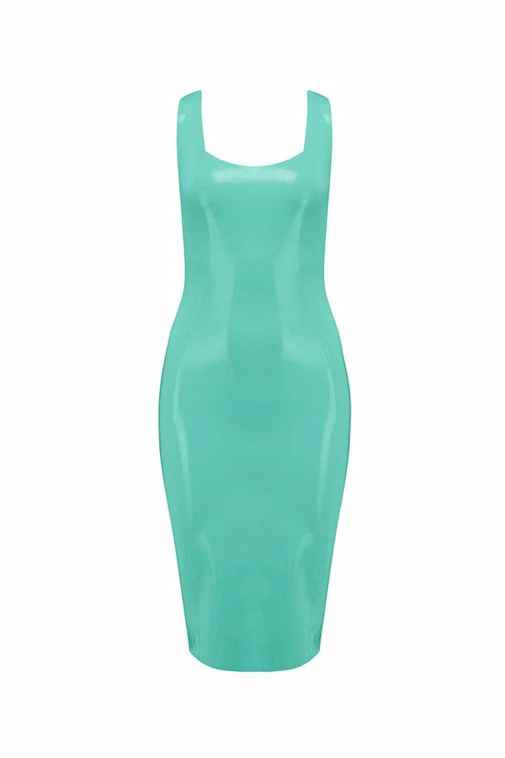 Elissa Poppy Latex Midi Dress 13 Elissa Poppy Latex Midi Dress