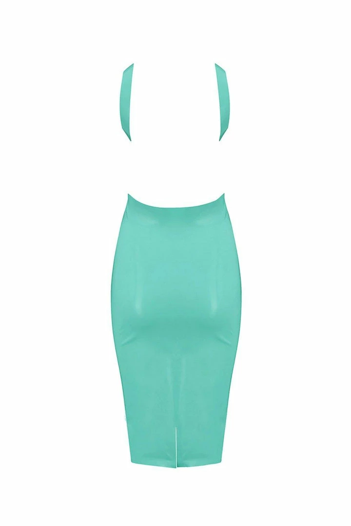 Elissa Poppy Latex Midi Dress 14 Elissa Poppy Latex Midi Dress